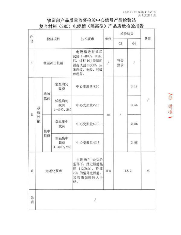 檢測報告